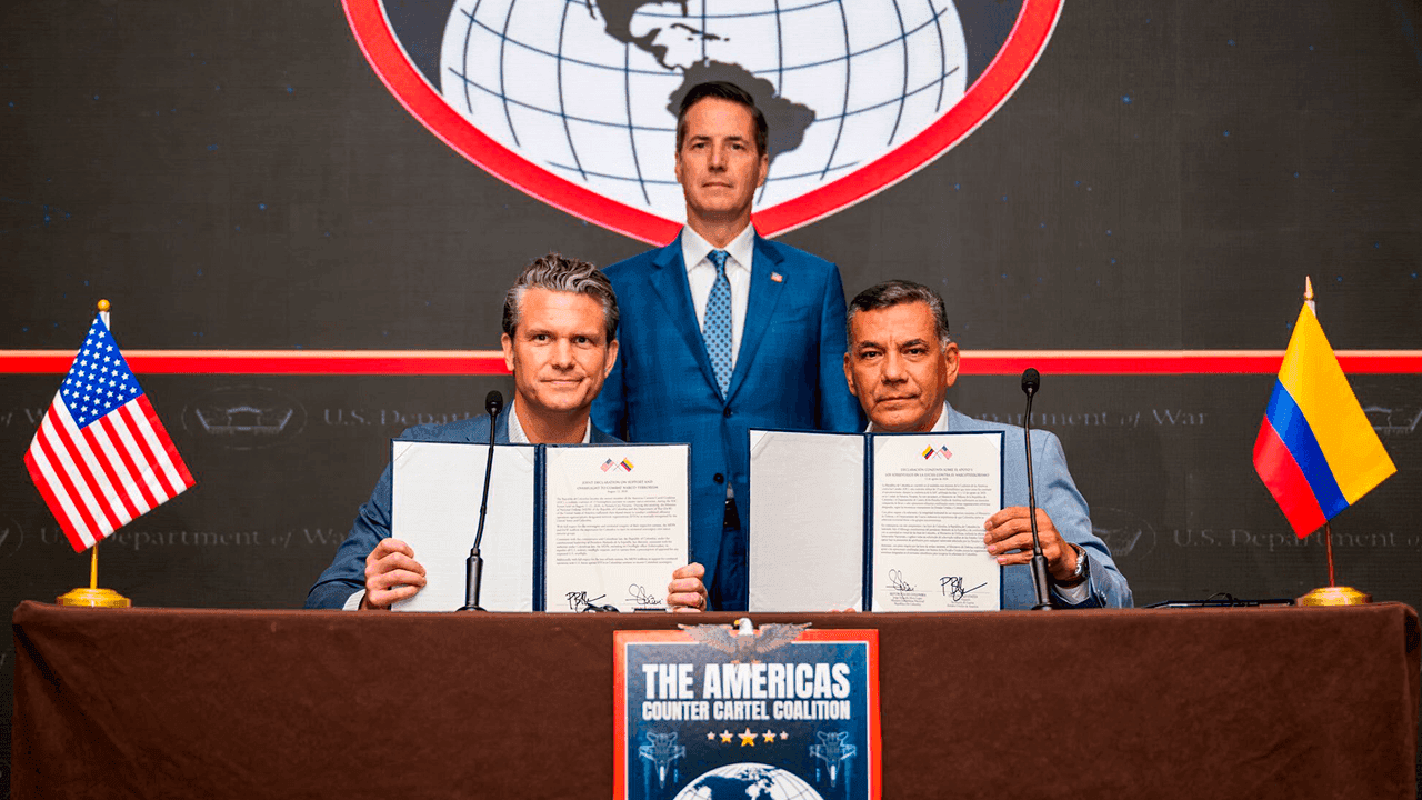 Ministro de Defensa firma adhesión de Colombia a la Coalición contra los Carteles de las Américas Ministro de Defensa firma adhesión de Colombia a la Coalición contra los Carteles de las Américas