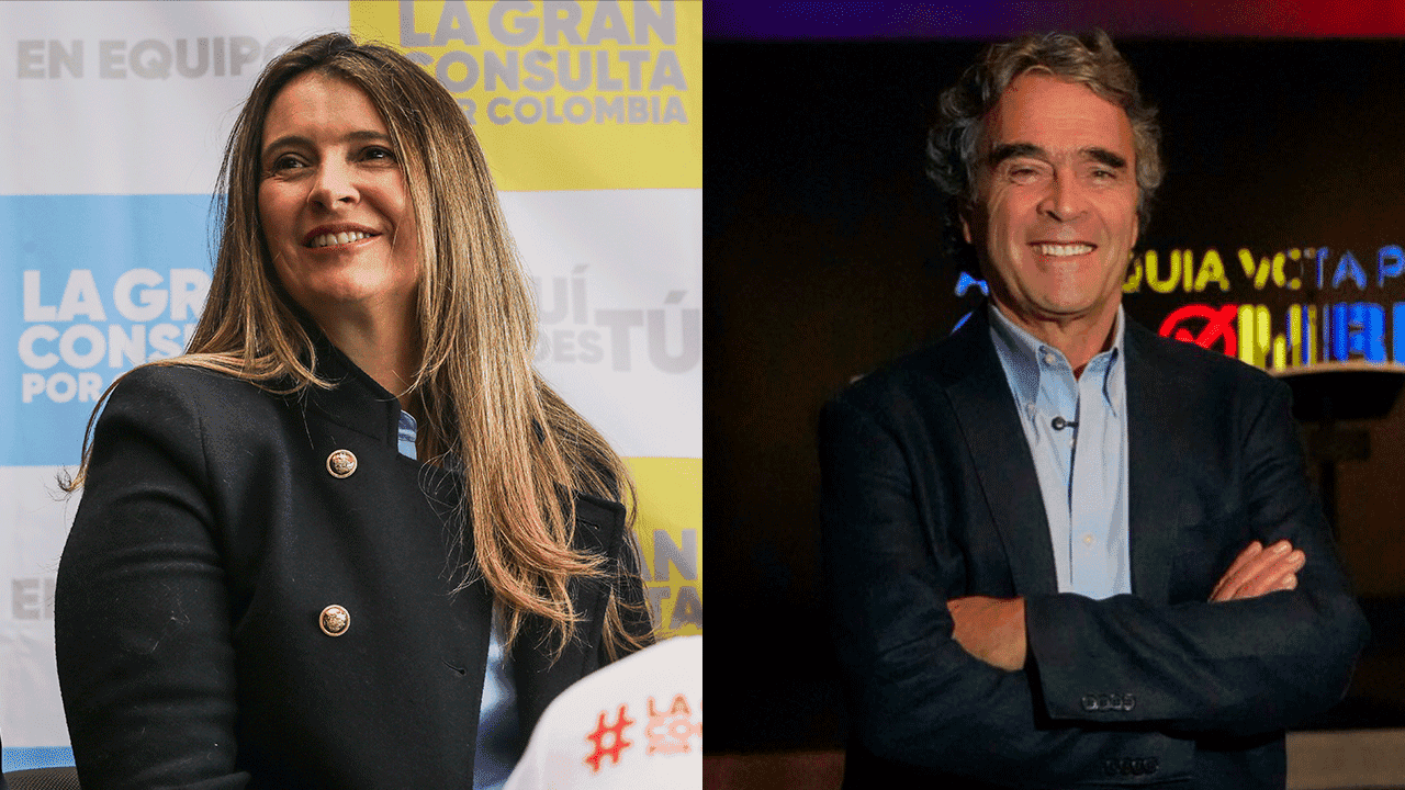 Paloma Valencia, candidata presidencial, del Centro Democrático, y Sergio Fajardo, candidato presidencial de Dignidad y Compromiso | Crédito: Colprensa Paloma Valencia, candidata presidencial, del Centro Democrático, y Sergio Fajardo, candidato presidencial de Dignidad y Compromiso | Crédito: Colprensa