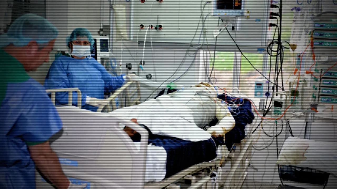 Mujer en hospital Mujer en hospital