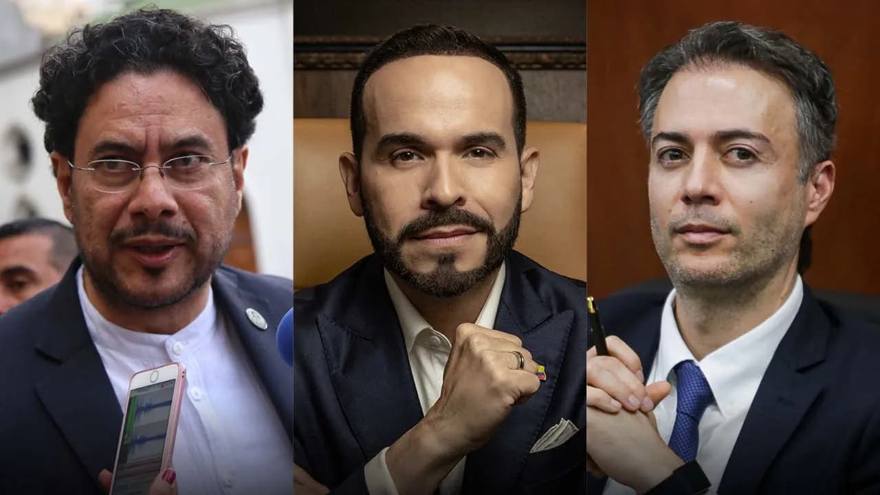 Iván Cepeda, Abelardo de la Espriela, Daniel Quintero. Iván Cepeda, Abelardo de la Espriela, Daniel Quintero.