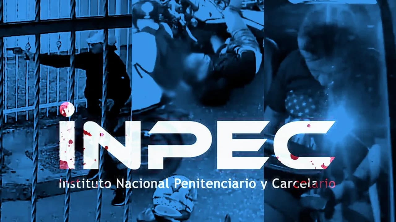 Los funcionarios del Inpec viven una serie de ataques violentos. Composición Kim Vega. Los funcionarios del Inpec viven una serie de ataques violentos. Composición Kim Vega.