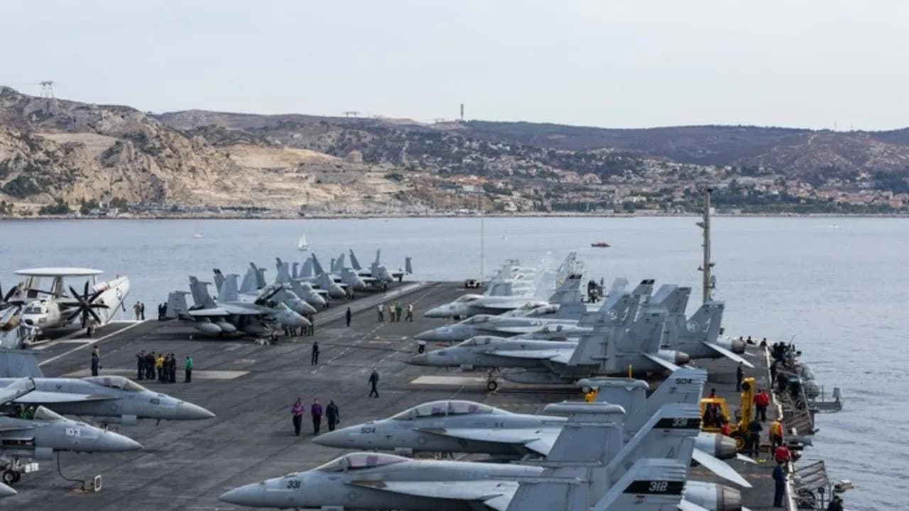 Portaaviones Gerald R. Ford. Créditos: @USNavy Portaaviones Gerald R. Ford. Créditos: @USNavy