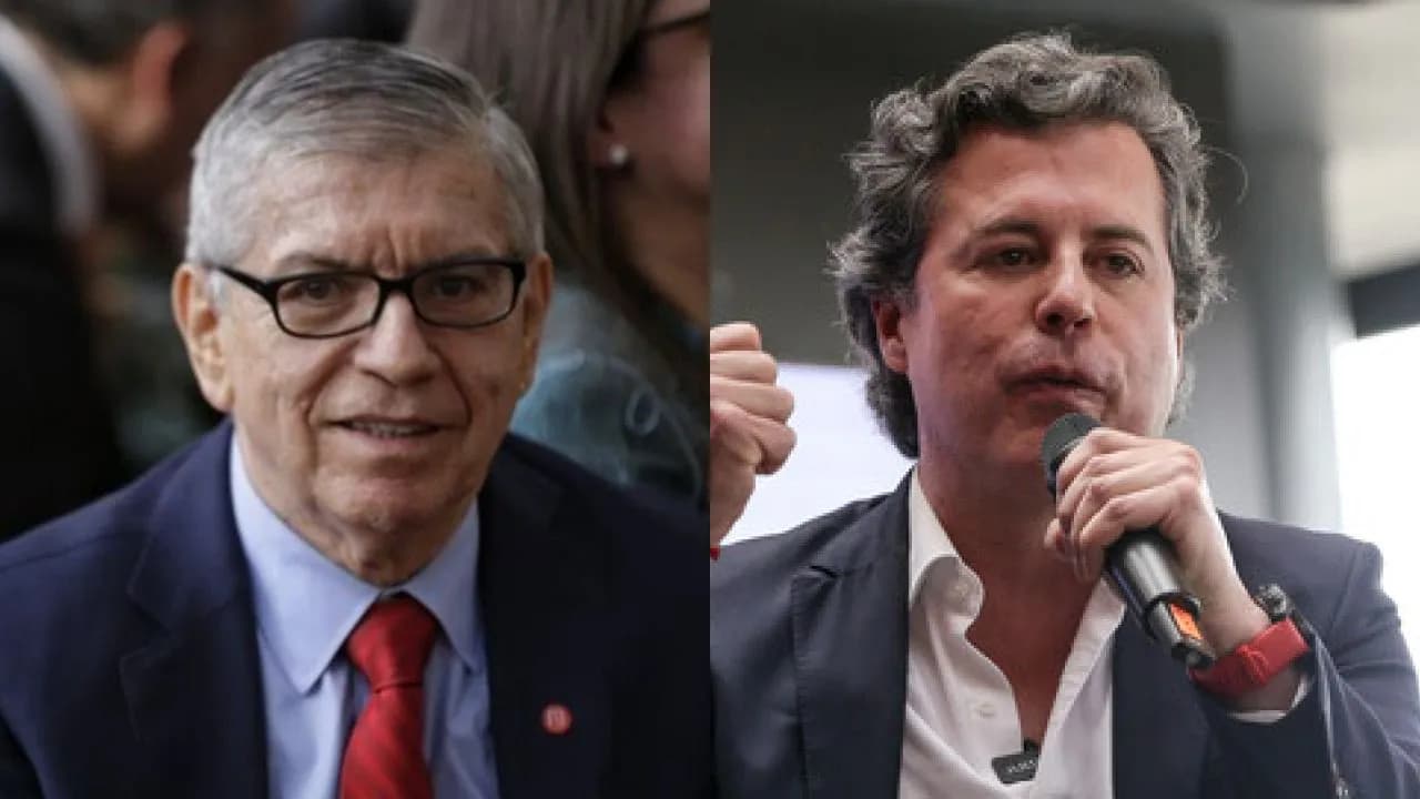 César Gaviria y Juan Manuel Galán César Gaviria y Juan Manuel Galán