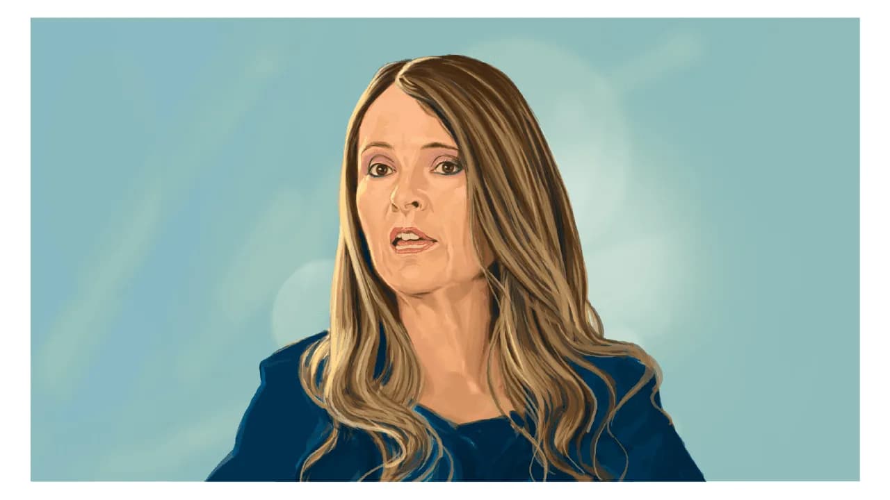 Ilustración del perfil de Paloma Valencia Ilustración del perfil de Paloma Valencia