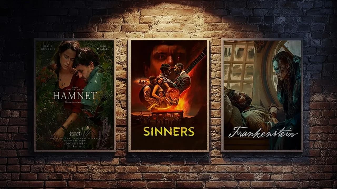Carteles de Hamnet, Sinners y Frankestein Carteles de Hamnet, Sinners y Frankestein