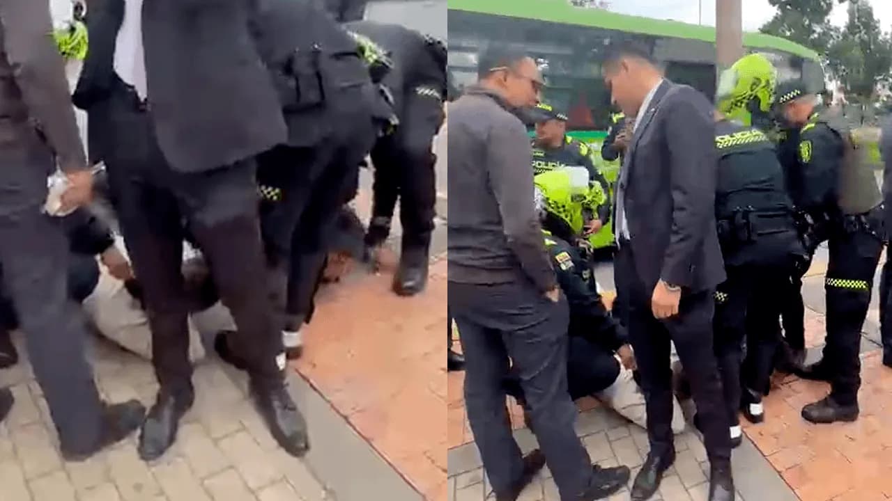 Dos sujetos capturados tras balacera en el sector del CAN. Créditos: capturas de pantalla Dos sujetos capturados tras balacera en el sector del CAN. Créditos: capturas de pantalla