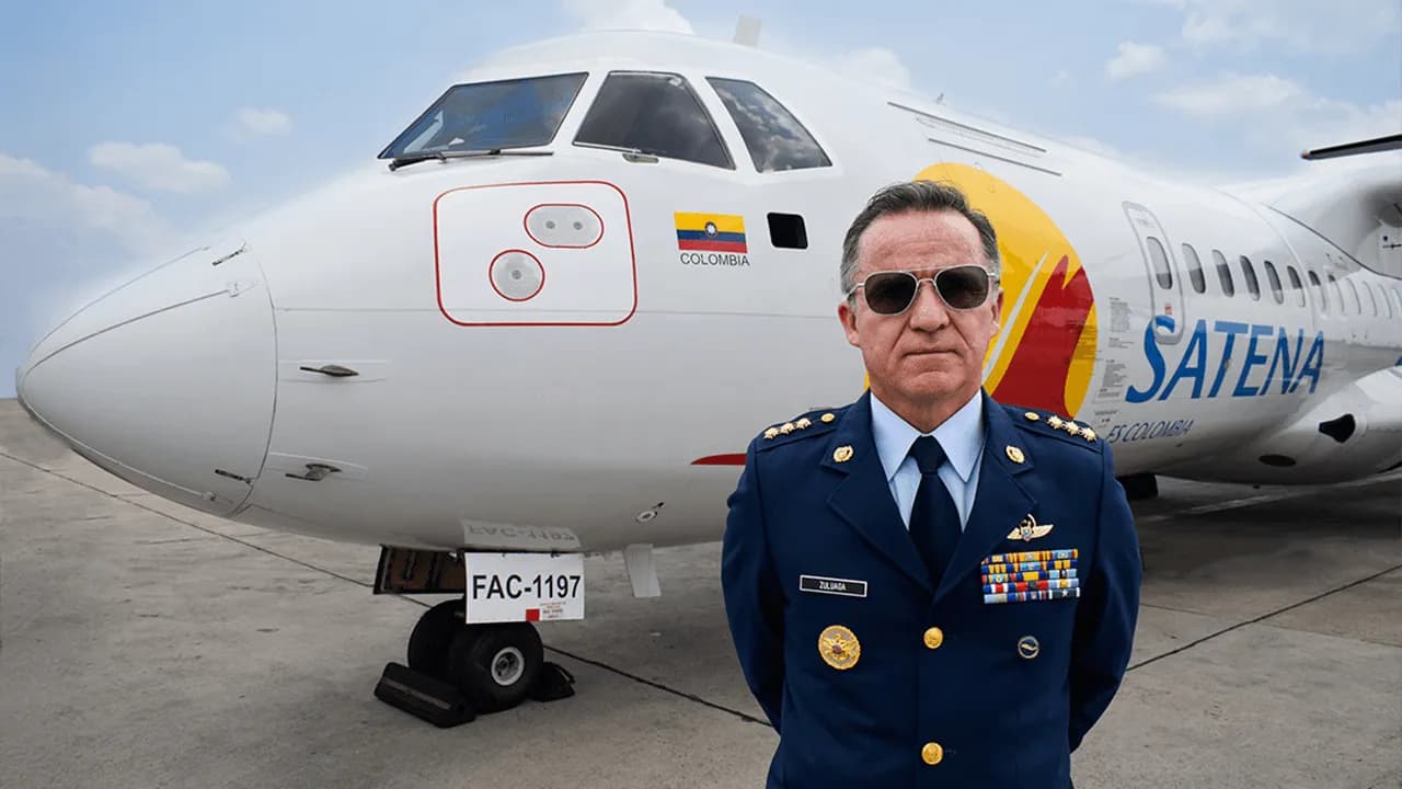 General Óscar Zuluaga, presidente de Satena General Óscar Zuluaga, presidente de Satena