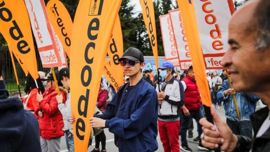 Paro de Fecode. Créditos: Colprensa Paro de Fecode. Créditos: Colprensa