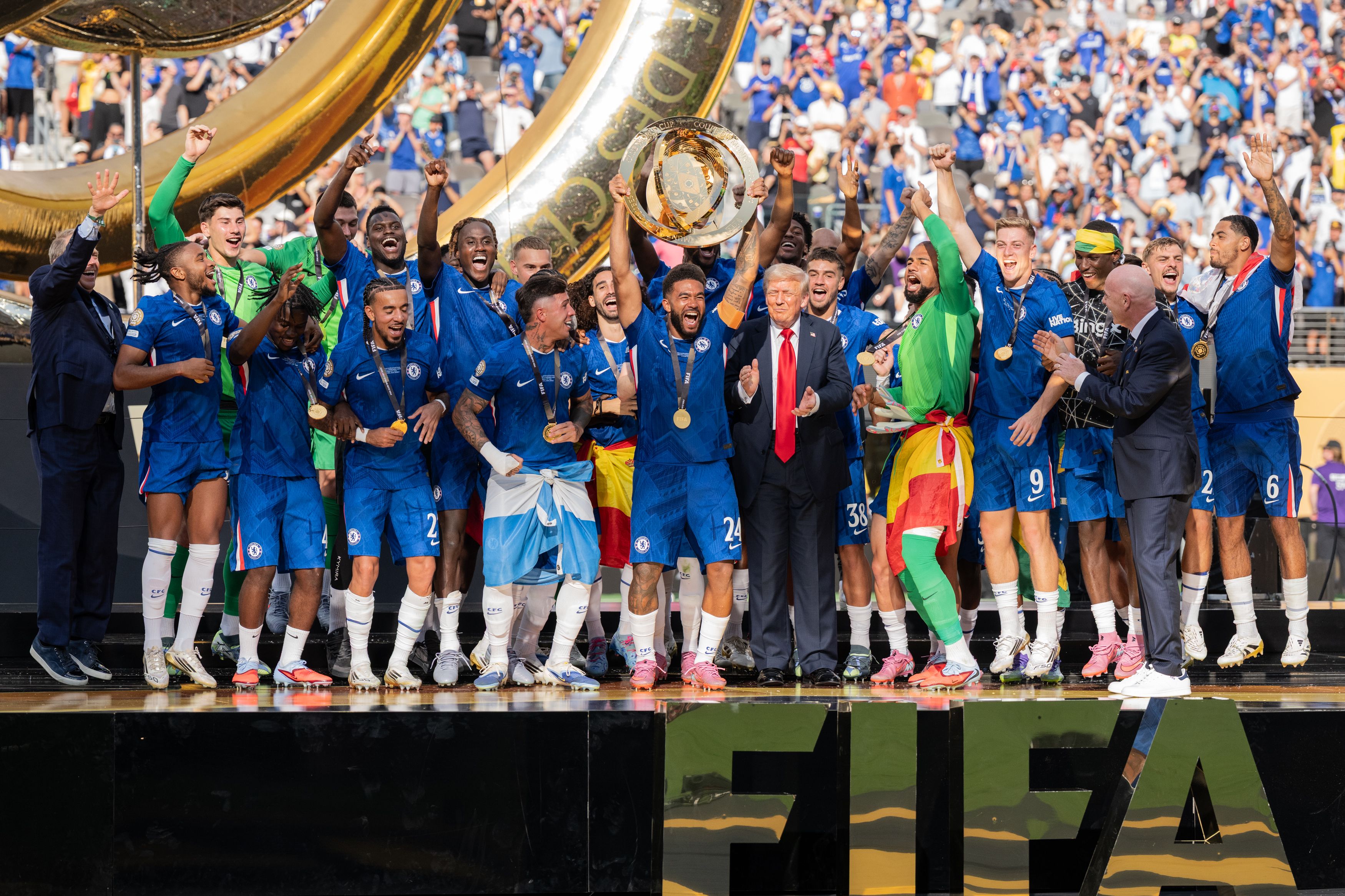 Chelsea campeoón mundial de clubes con Trump