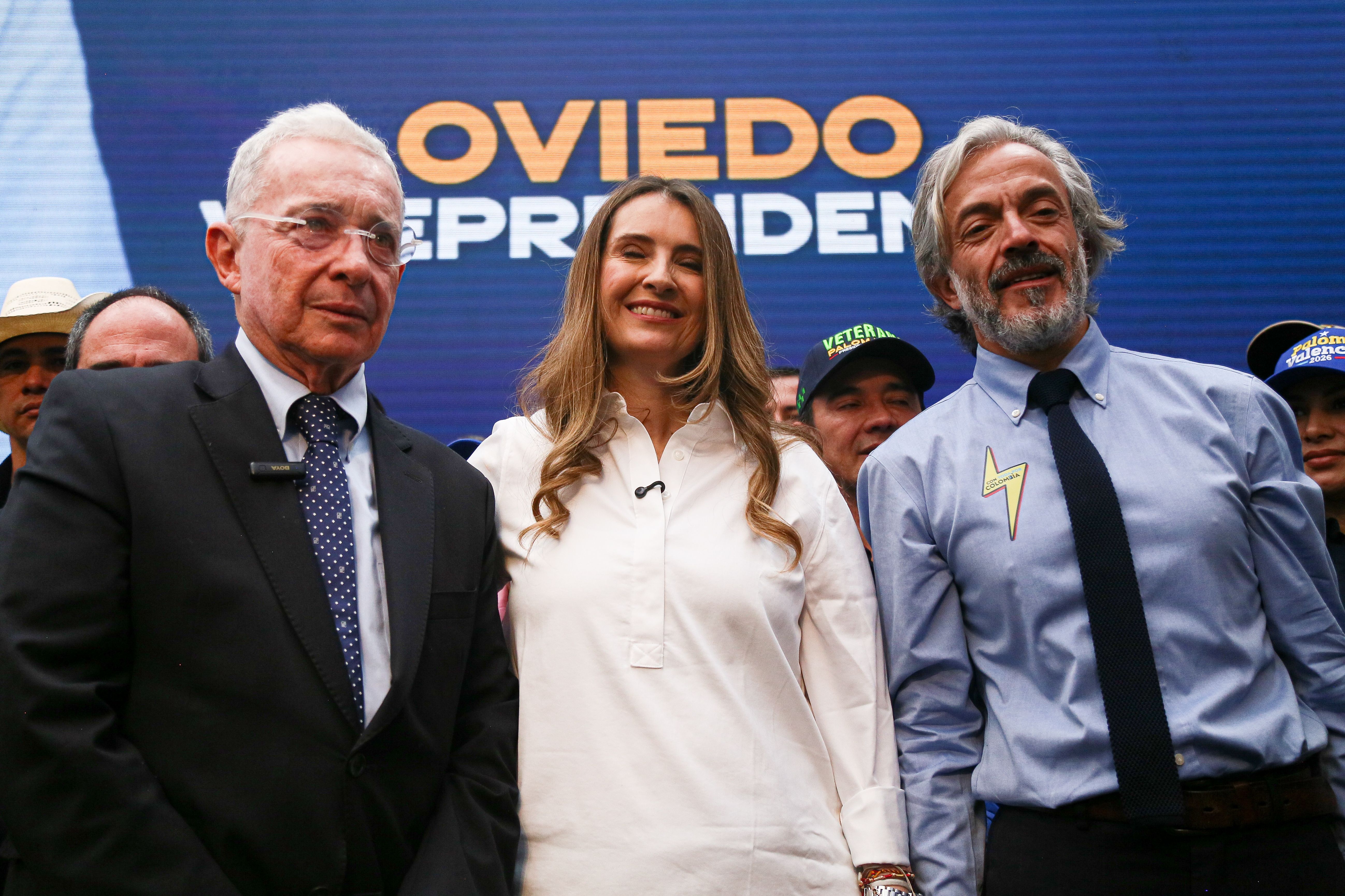 Álvaro Uribe y Paloma Valencia
