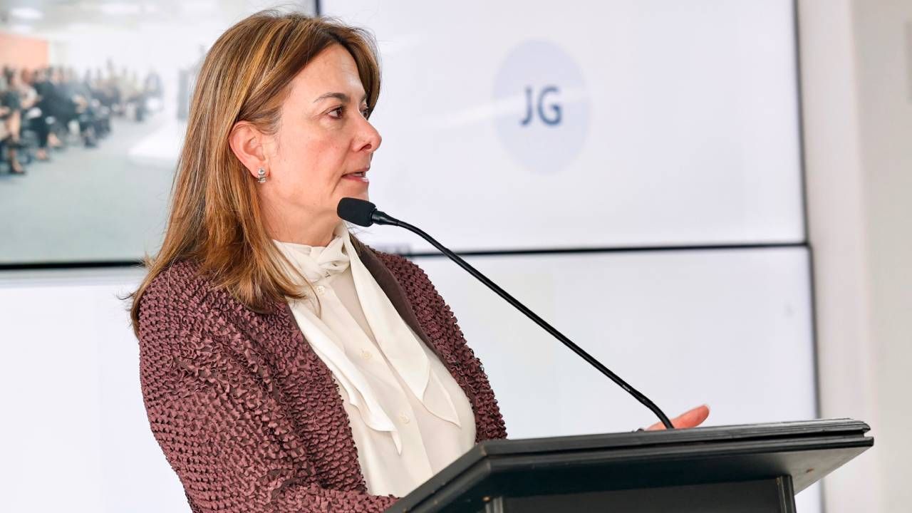 Ana María Vesga, ministra de Salud del gobierno de Abelardo de la Espriella. Crédito: Ministerio de Salud.