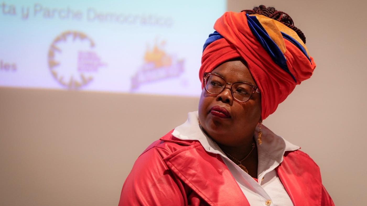 Anyela Guanga, líder afro perteneciente al movimiento Libres. Crédito: Universidad de los Andes