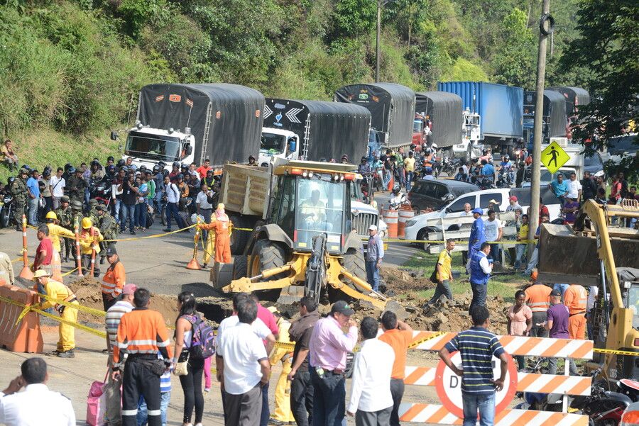 El atentado terrorista del sábado 25 de abril, en el sector de El Túnel,