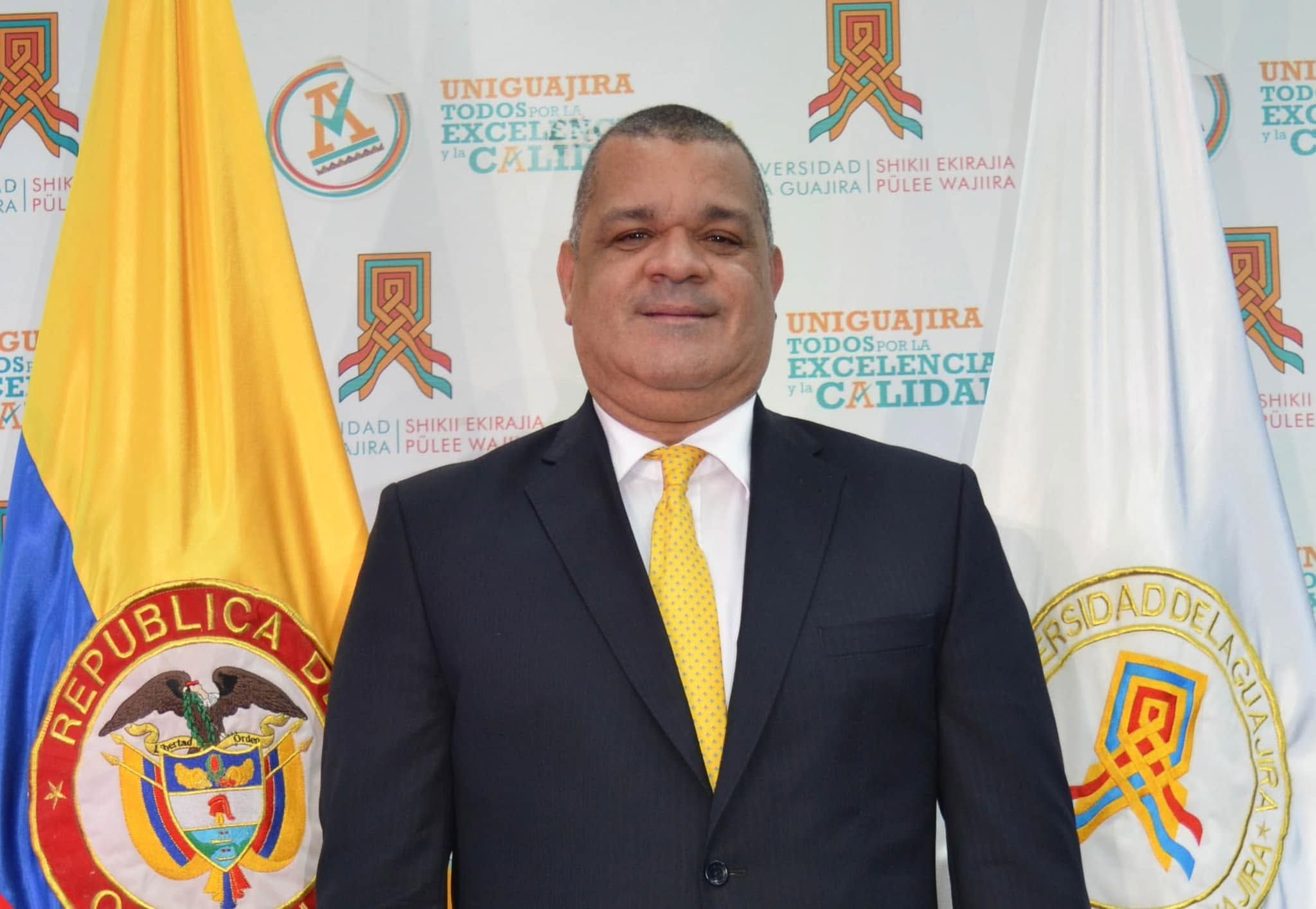 Carlos Robles Julio, rector de la Universidad de La Guajira. Crédito: Universidad de La Guajira.