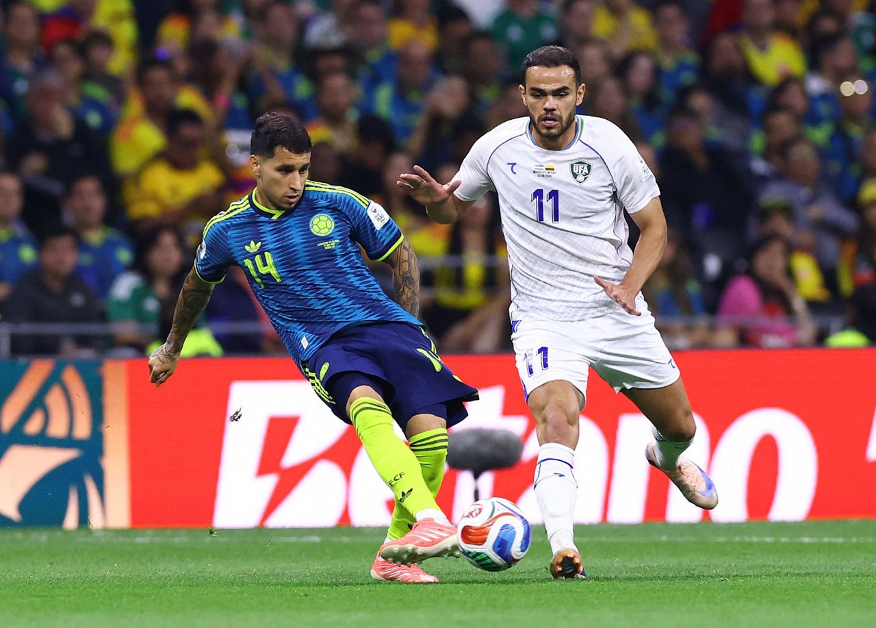 Gustavo Puerta contra Uzbekistán.