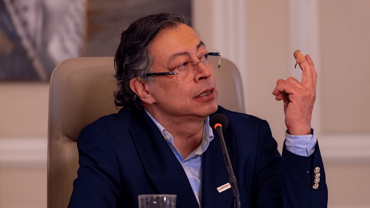Presidente Gustavo Petro en el consejo de ministros