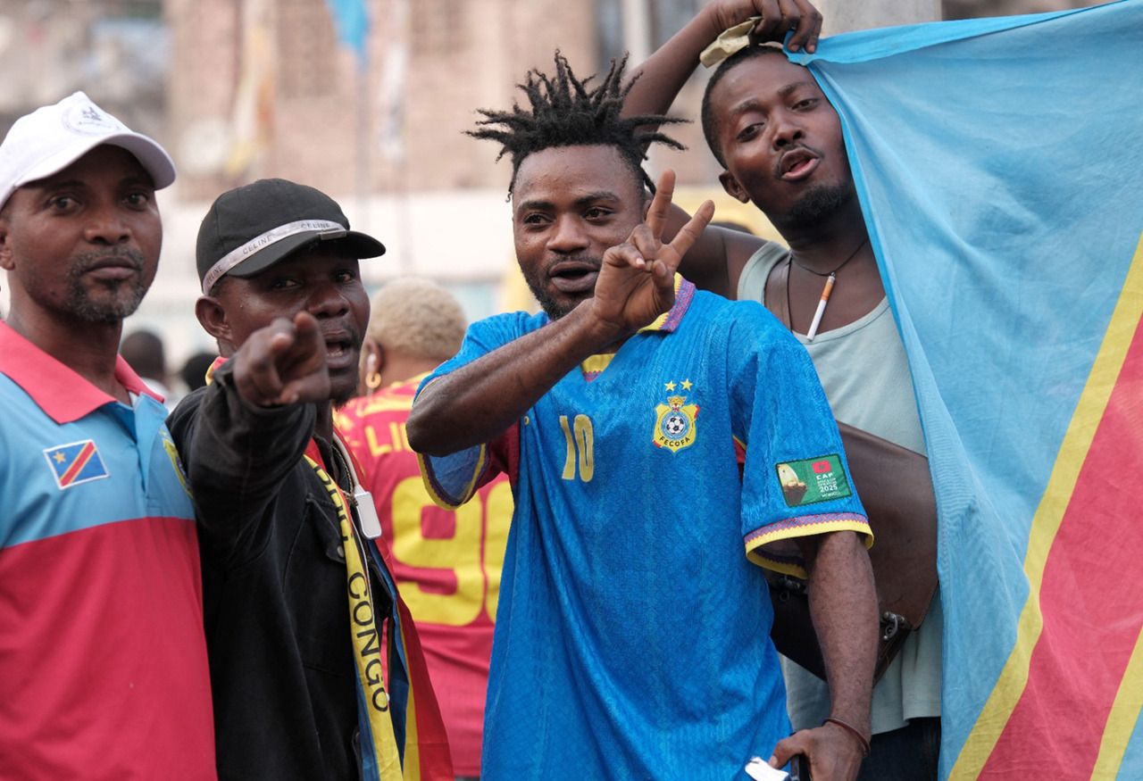Los hinchas de Congo, uno de los más eufóricos en el Mundial 