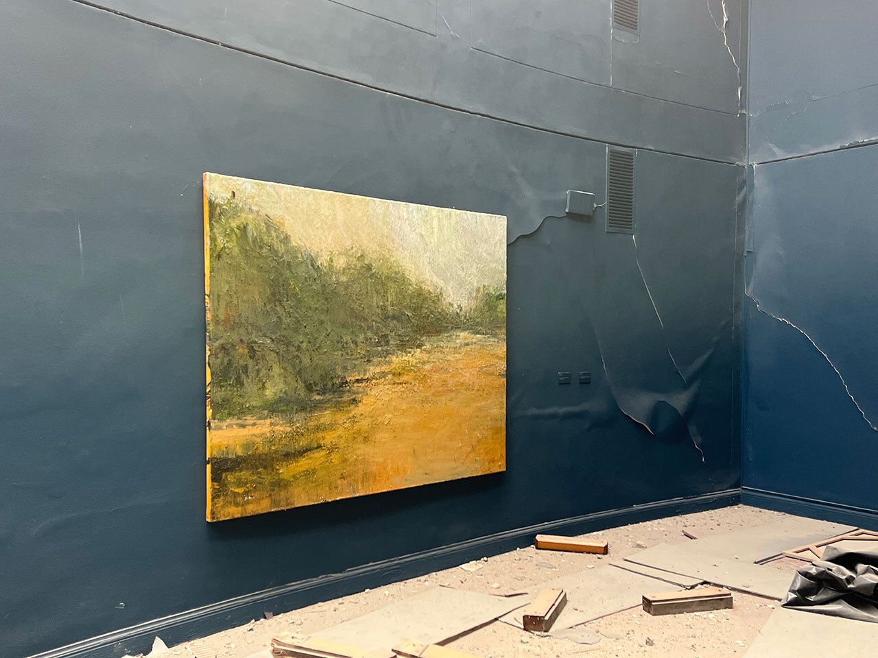 Museo de Arte de Pereira tras el terremoto de 7,4 del 10 de agosto. Créditos: Museo de Arte de Pereira