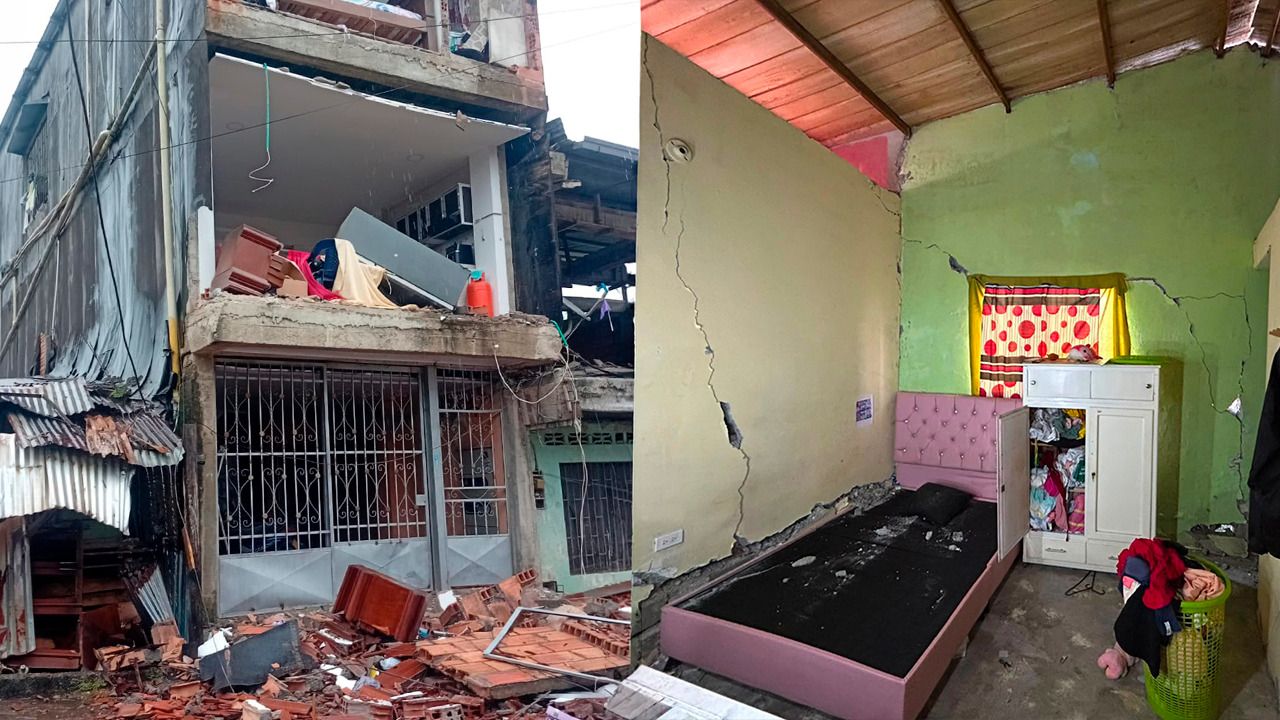 Estragos del terremoto en Quibdó. Crédito: Ana Arango
