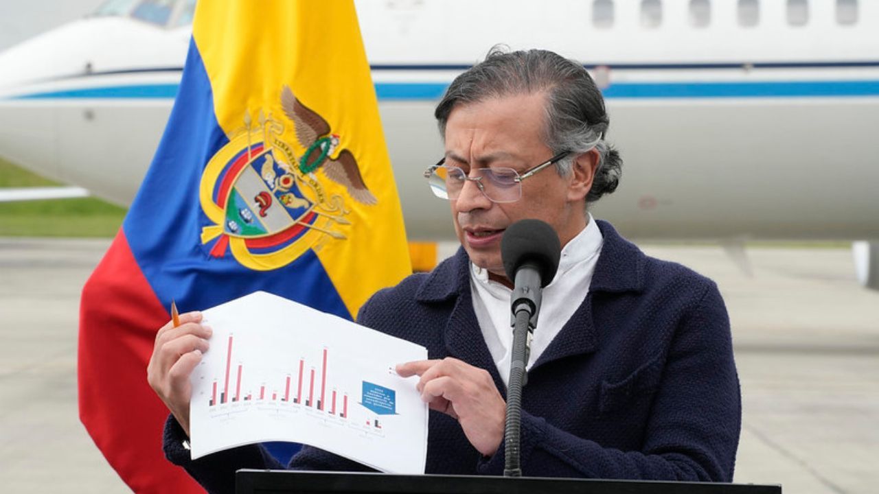 Petro cifras droga en Colombia