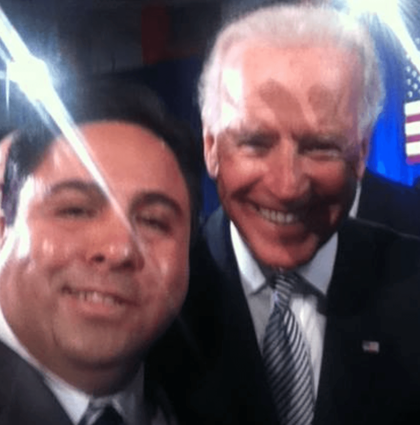 Germán TRejo y Joe Biden