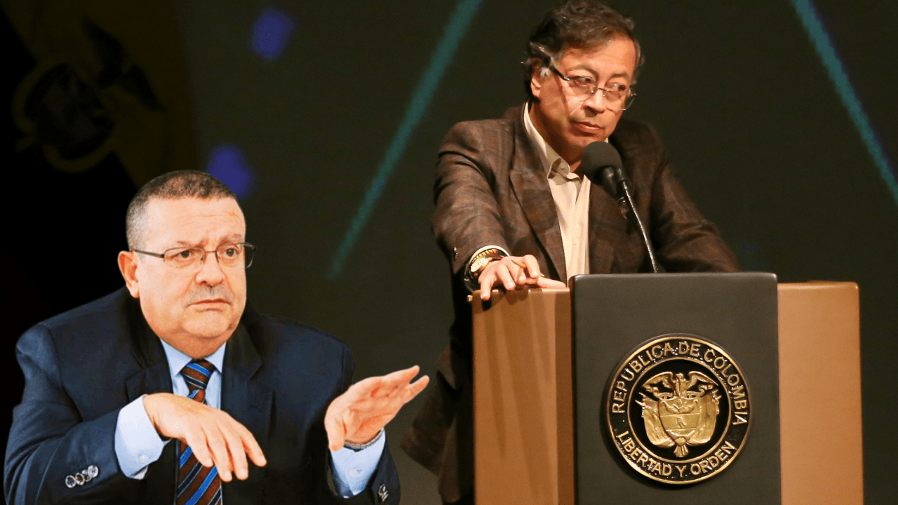 Joseba Grajales Jiménez y Gustavo Petro.