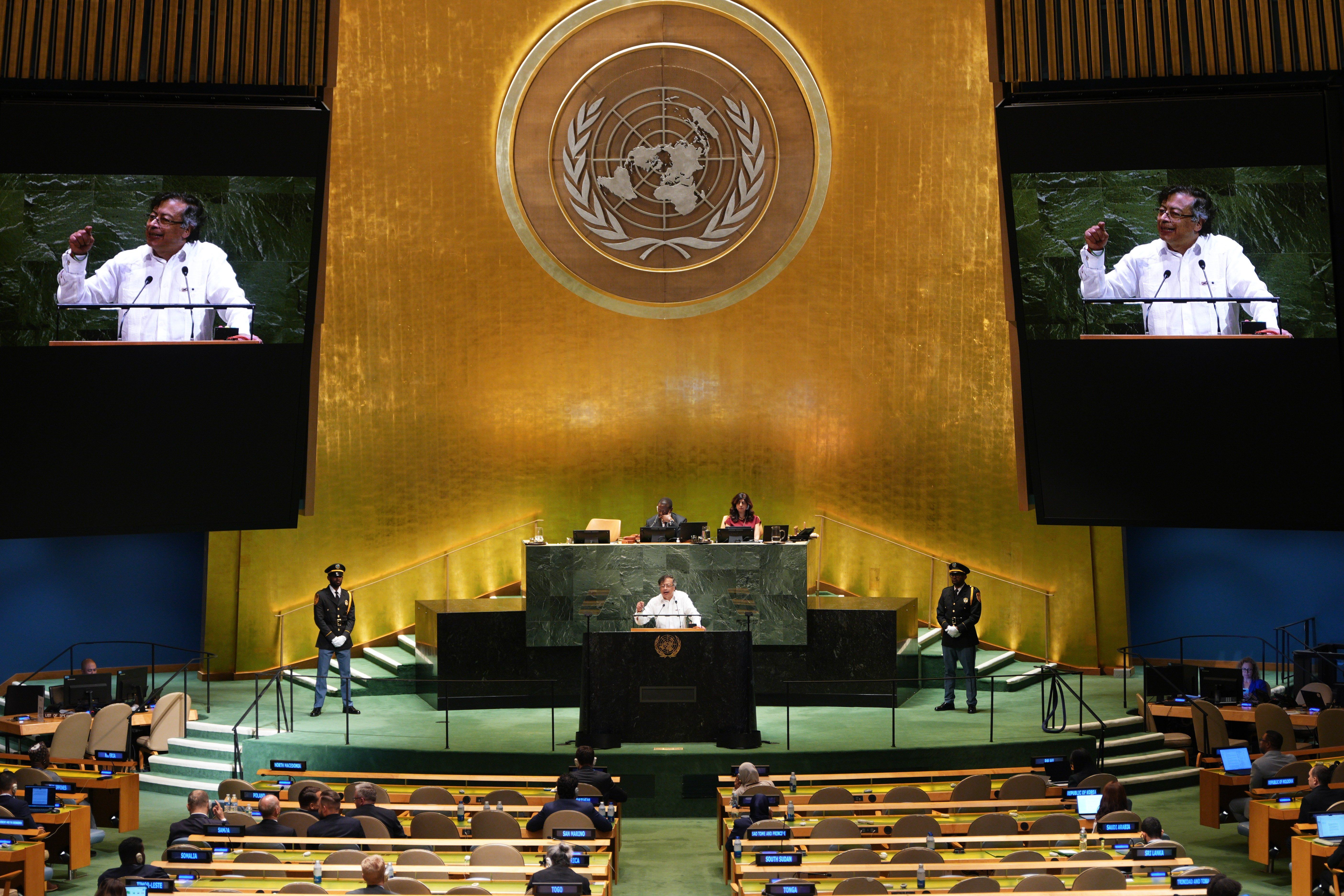 Presidente Gustavo Petro en la ONU