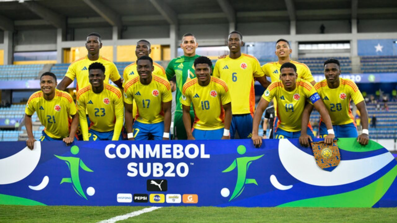 Formación titular de la selección Sub20