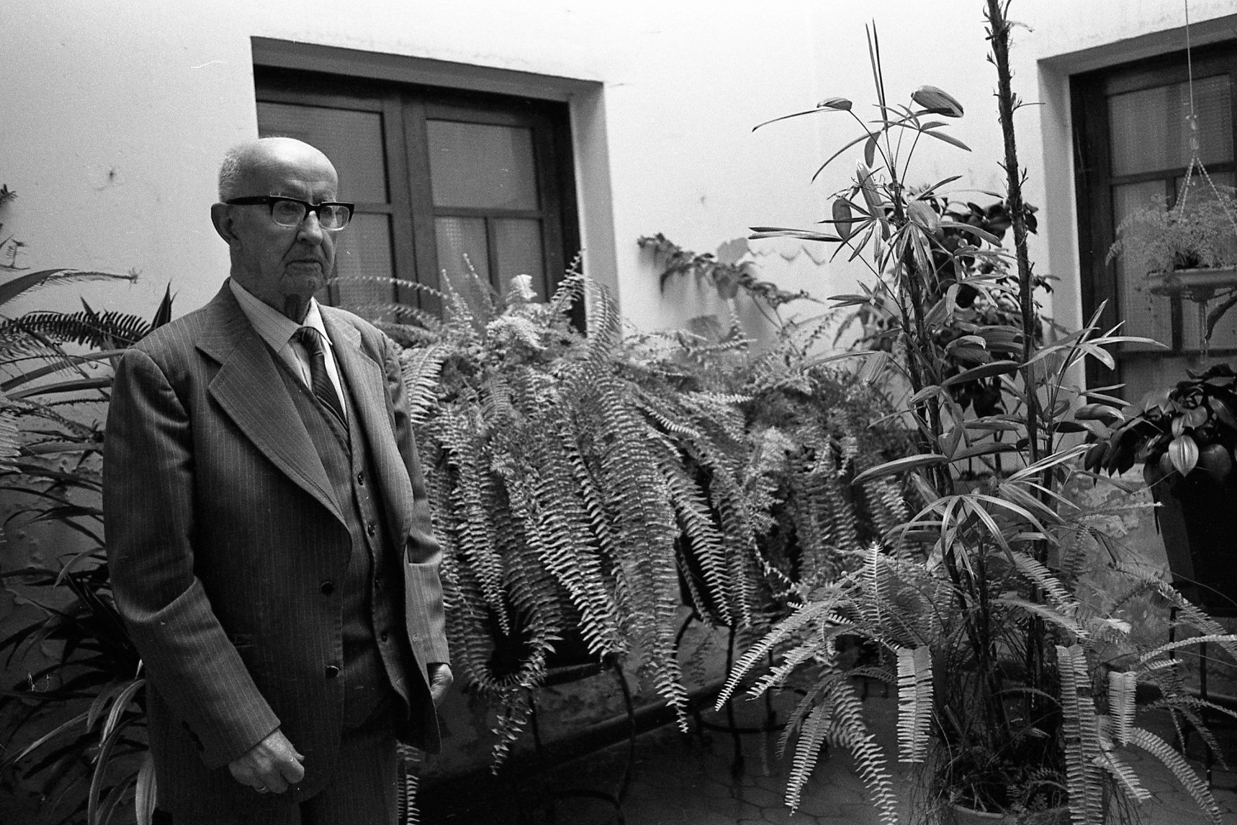 Otto de Greiff en su casa