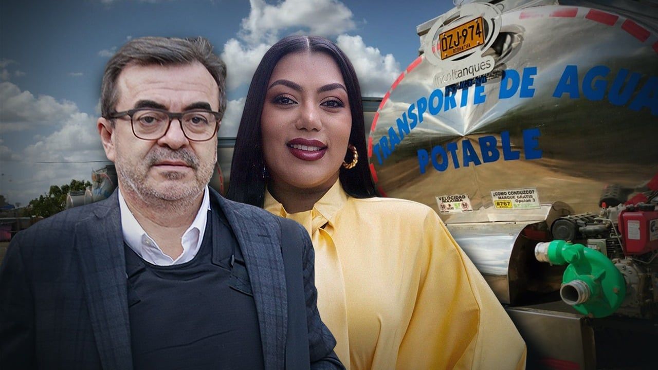 Olmedo López, el exdirector de la UNGRD, y Martha Peralta, senadora.