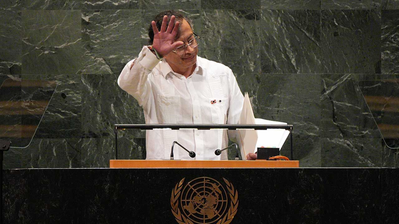 El presidente Petro en la ONU.
