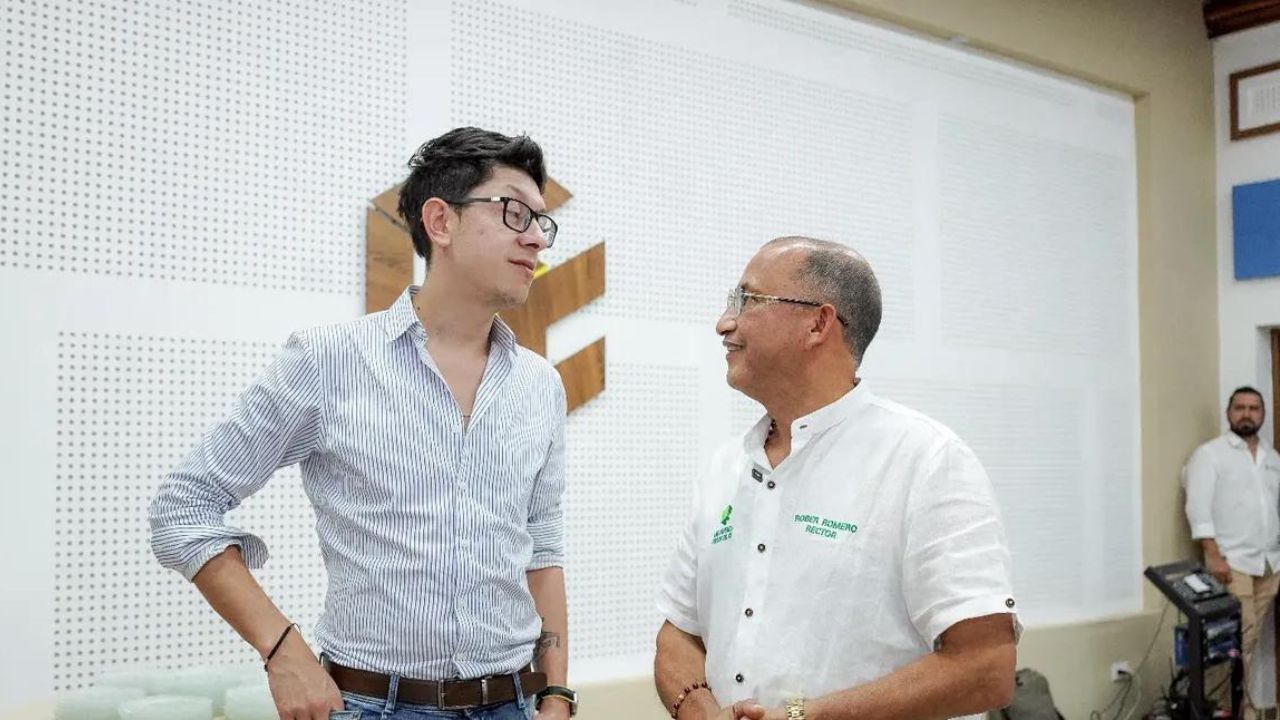 El ministro de Educación y el rector de la Universidad del Cesar