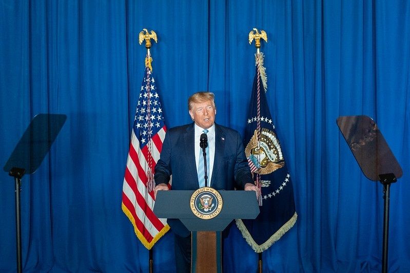 Foto de archivo del expresidente y candidato presidencial Donal Trump.