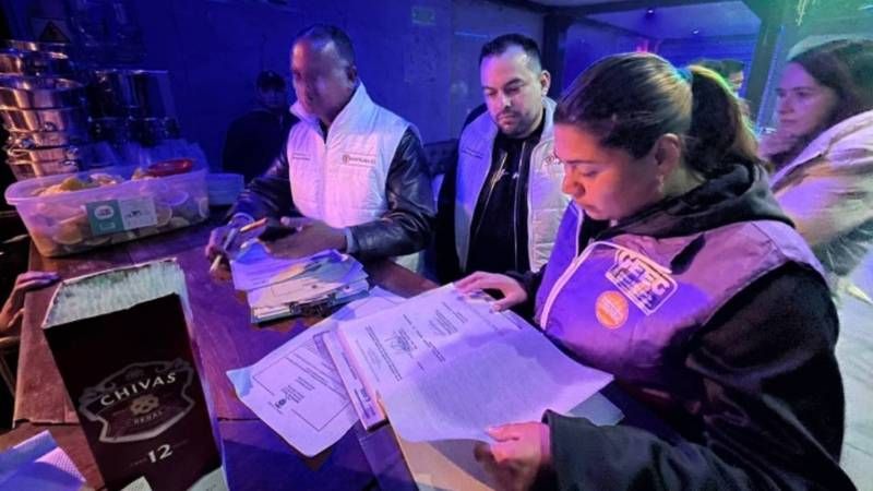 Inspección a establecimiento comercial.