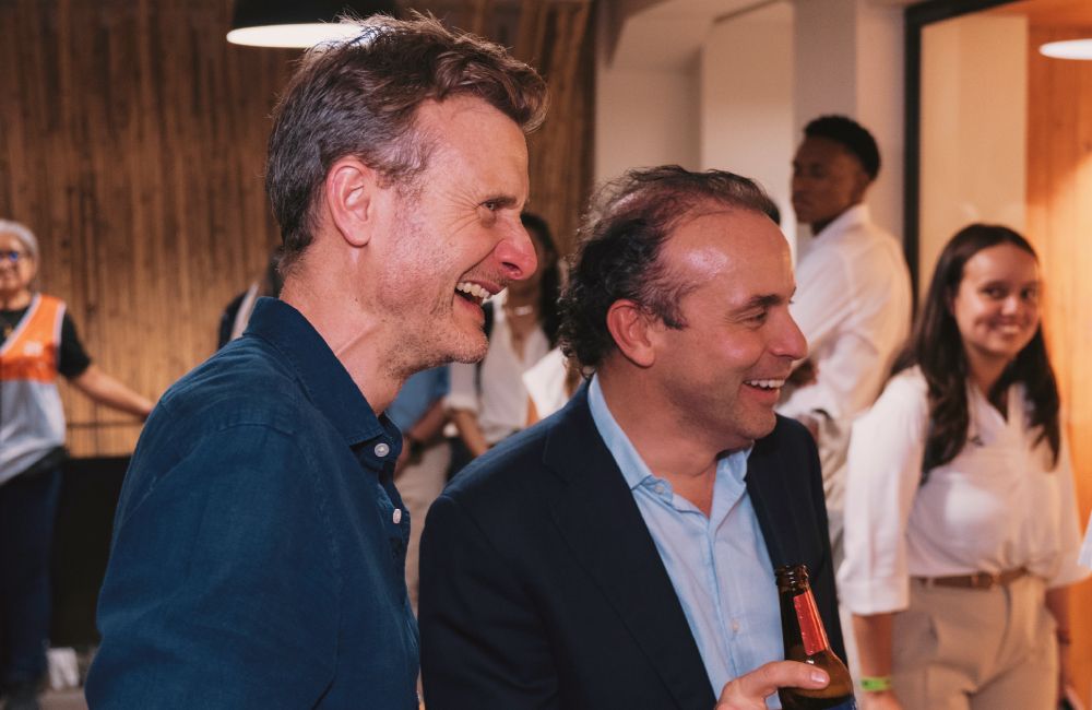 Alejandro Eder y George Hodgson