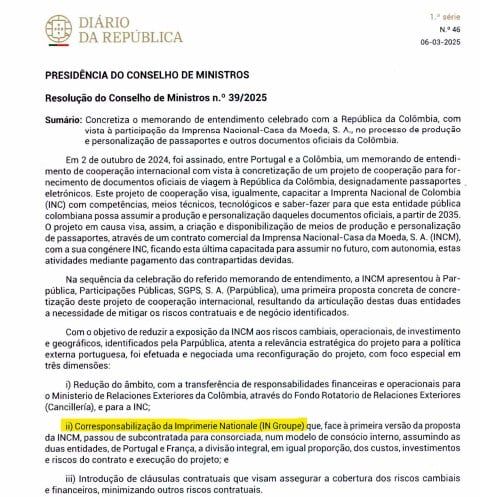 Resolución memorando de entendimiento