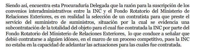 Demanda de la Procuraduría