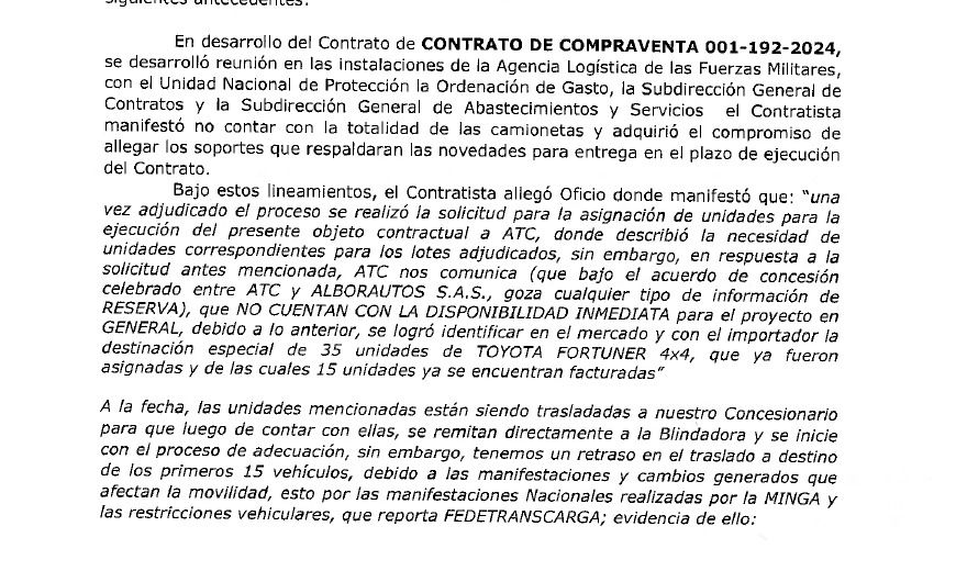 Primer incumplimiento al contrato