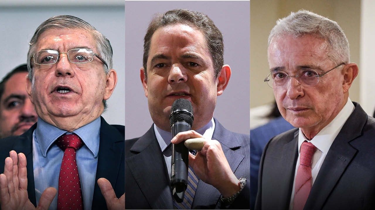 César Gaviria Trujillo, Germán Vargas Lleras, Álvaro Uribe Vélez.