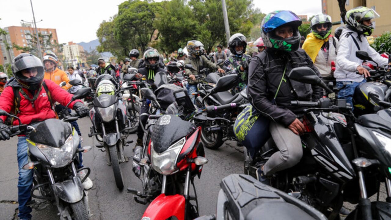 Protestas de motocilistas en Bogotá 6