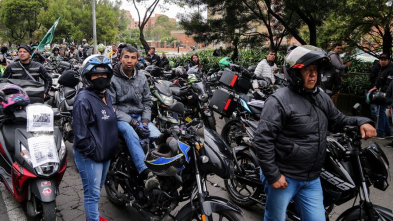Protestas de motocilistas en Bogotá 5