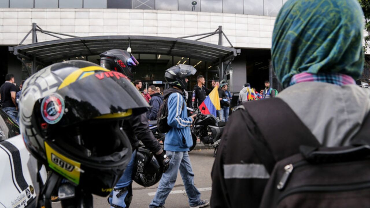 Protestas de motocilistas en Bogotá 4
