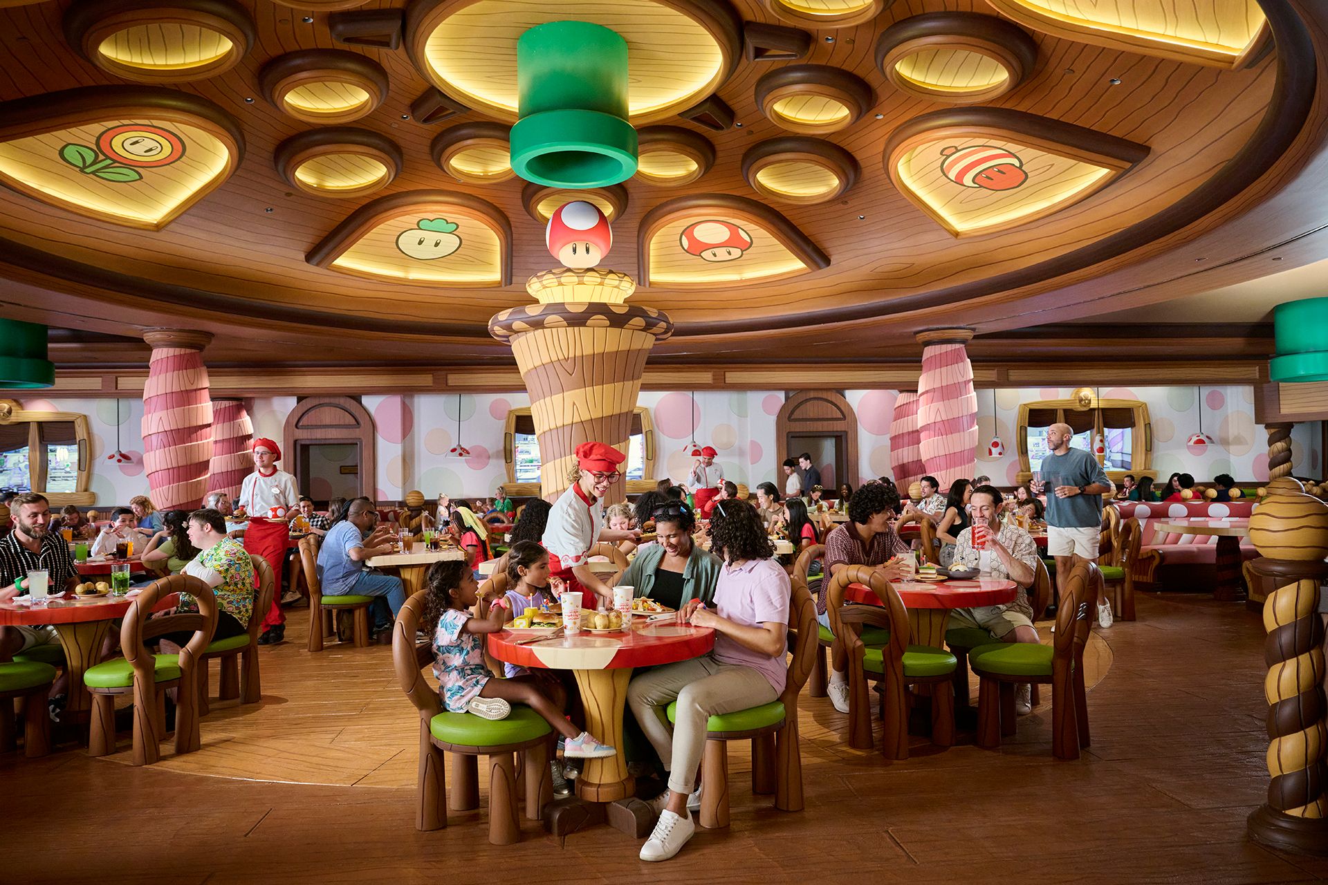 Toadstool Café, donde los platos parecen sacados del Reino Champiñón. Foto: Universal Orlando Resort