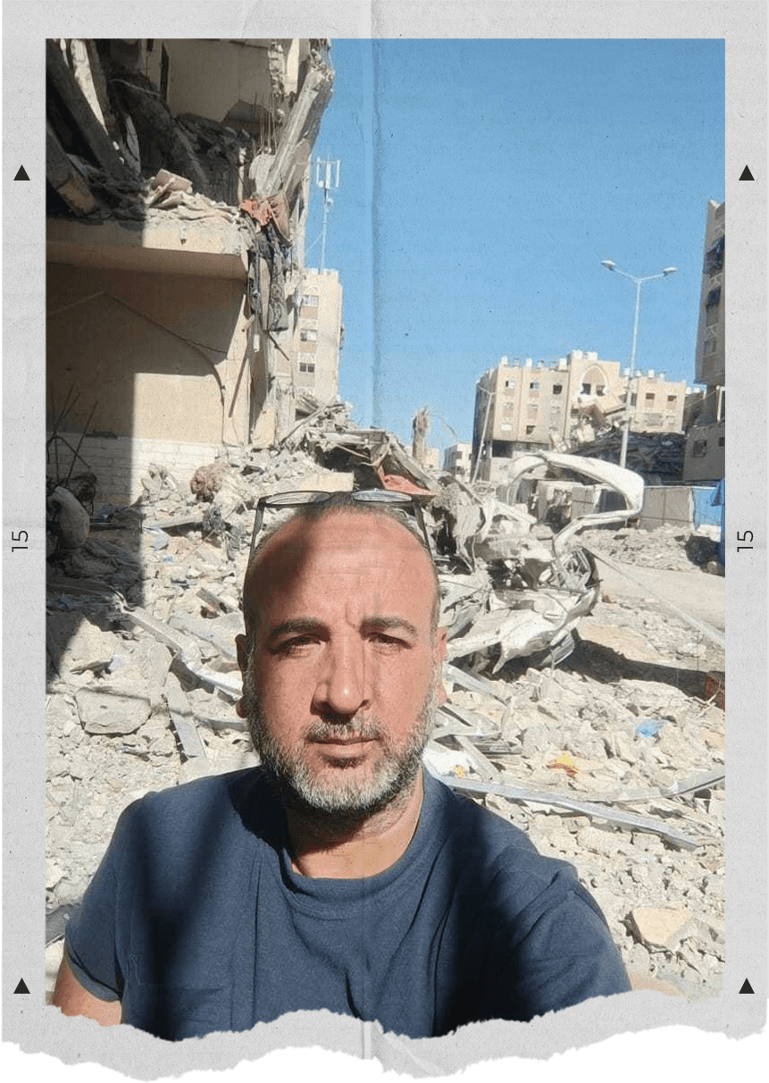 Ruinas en Gaza.
