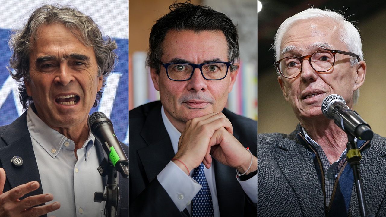 Sergio Fajardo, Alejandro Gaviria y Jorge Enrique Robledo