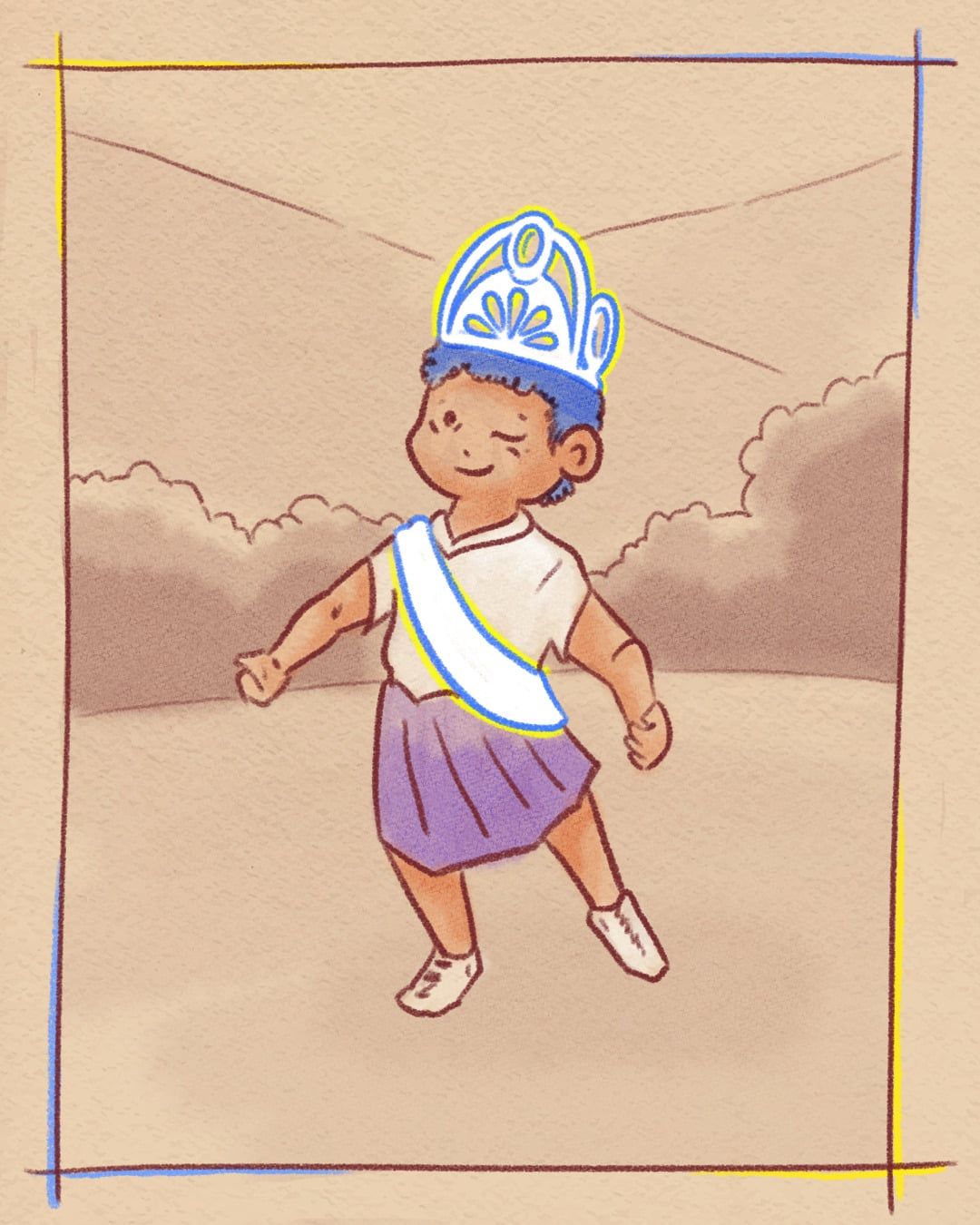 Ilustración de Armero entrevista Diana Carolina