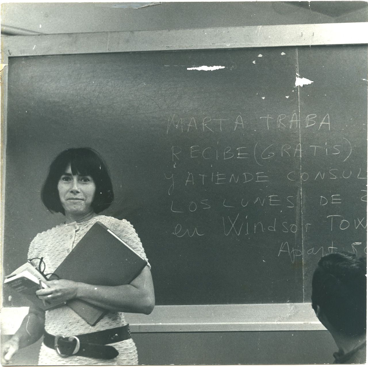 Marta en la Universidad de Puerto Rico, Recinto de Río Piedras, San Juan, 1972.