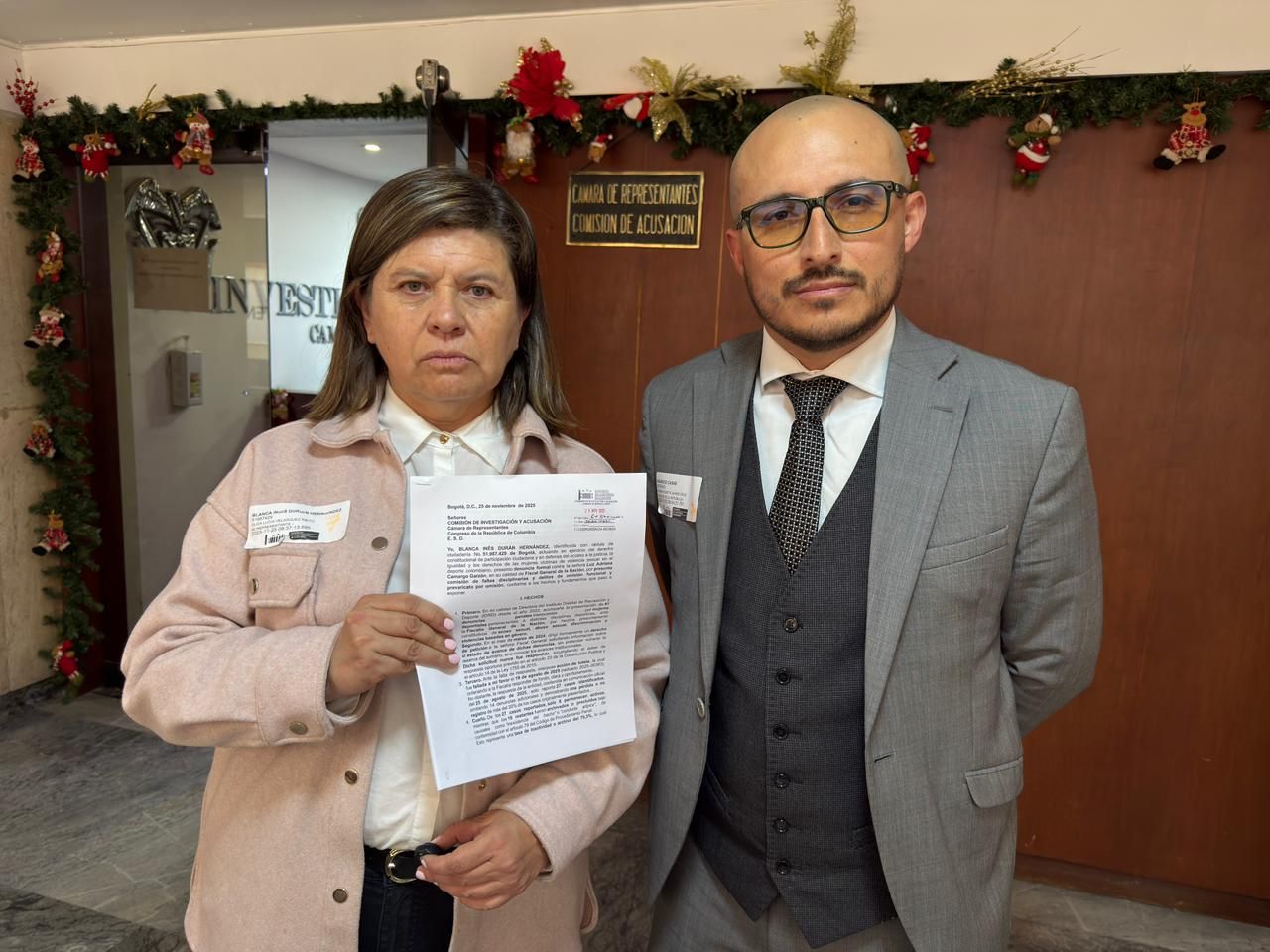 Blanca Inés Durán denunció a la fiscal 2