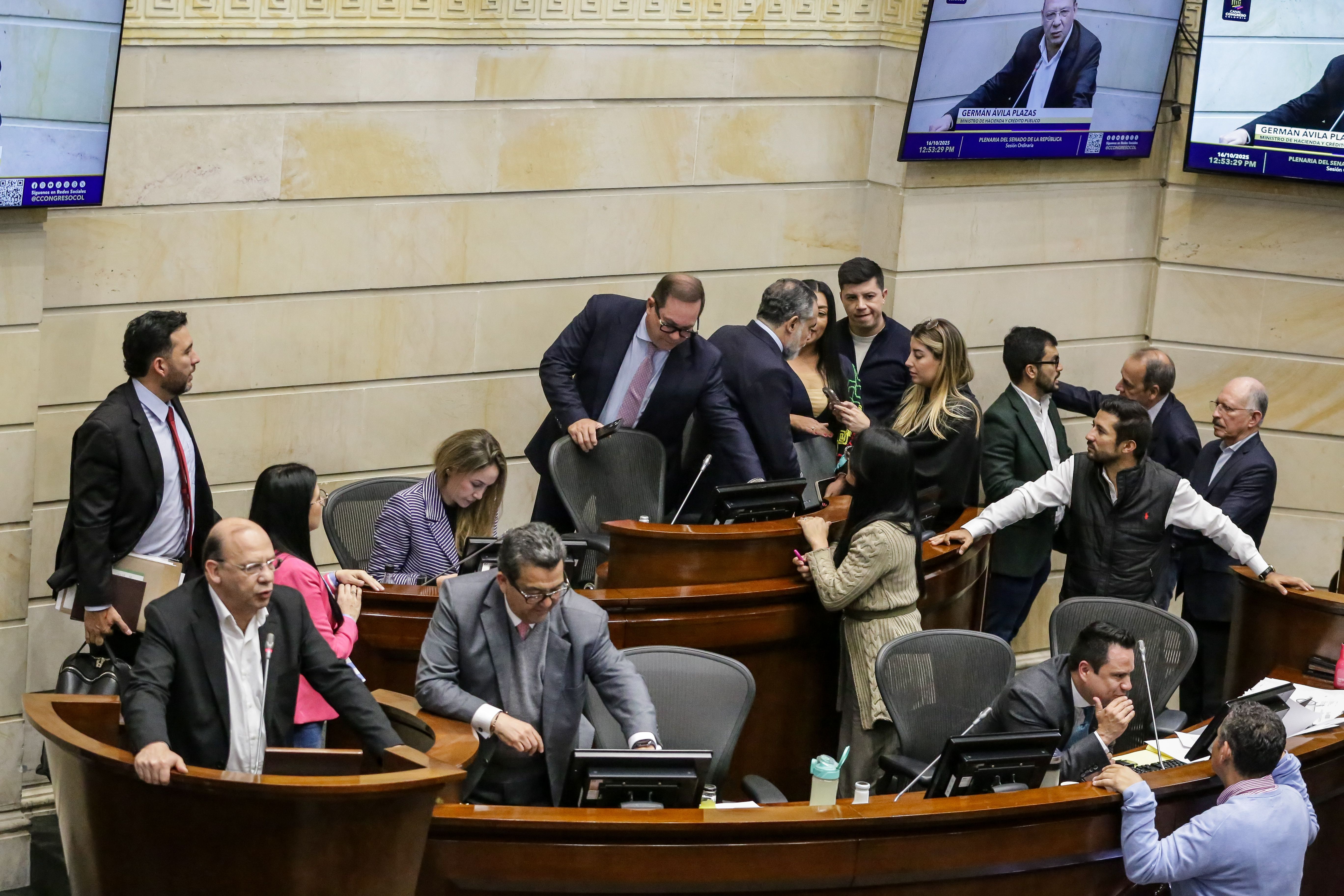 Plenaria del Senado del Congreso de la República.