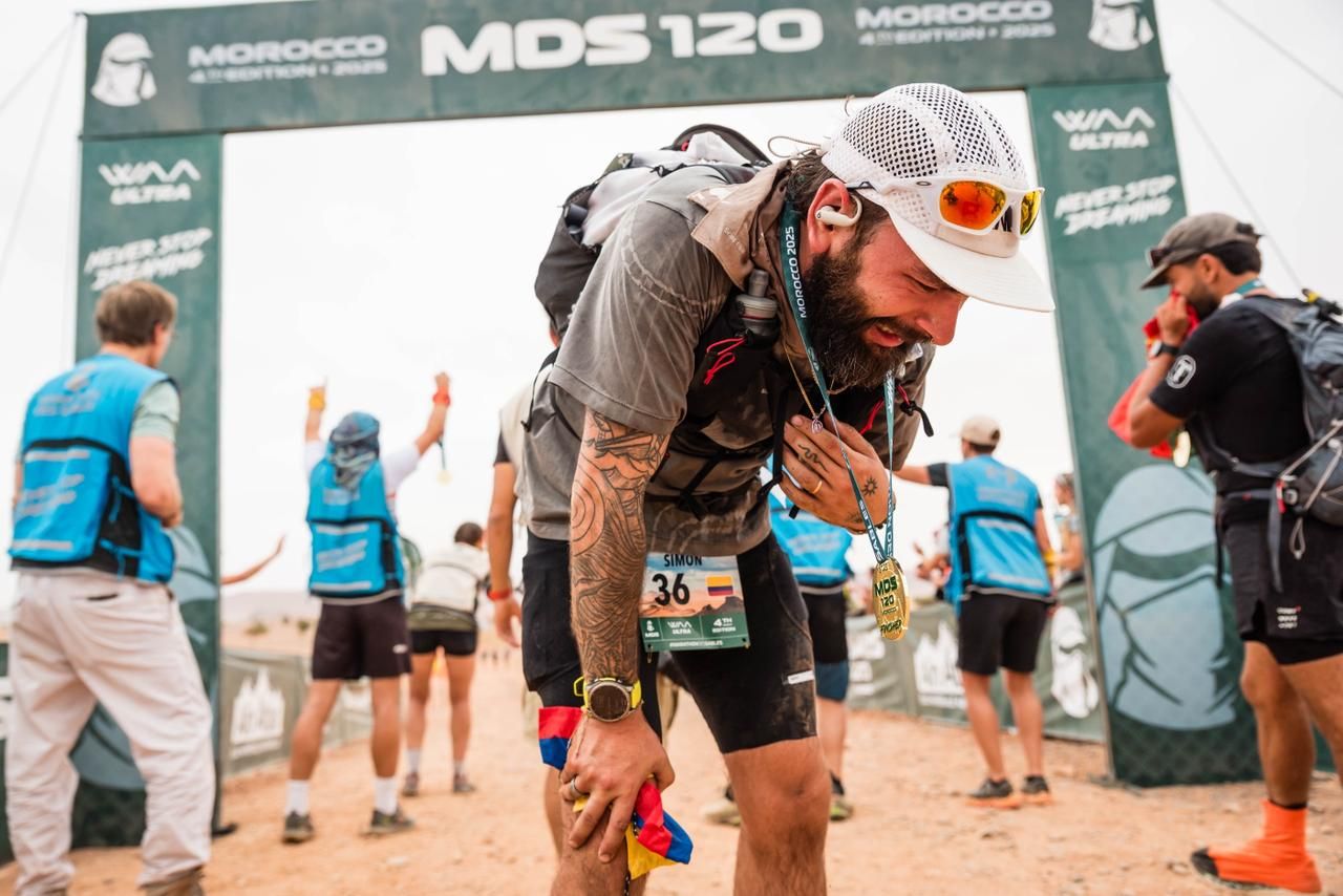 Simón Giraldo y su tiempo en Maraton des Sables